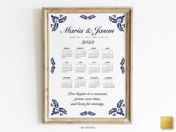 Download Mexican Theme Wedding Calendar Template - Wedding Collection
