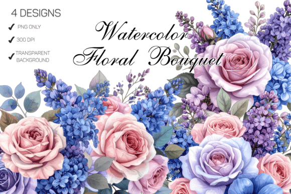 Download Watercolor Floral Bouquet Wedding - Wedding Collection