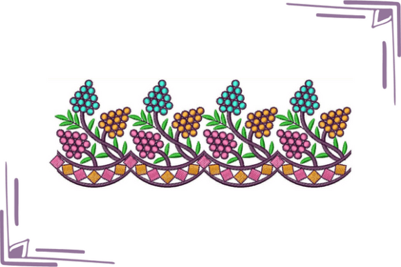 Download Mexican Style Floral Border - Premium Resources