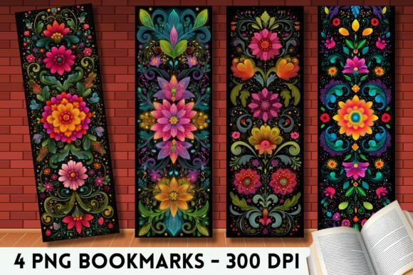 Download Mexican Style Embroidered Skull Bookmark - Premium Bundle