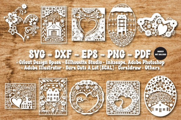 Download Love &amp; Marriage Wedding Paper Cut Bundle - Wedding Collection
