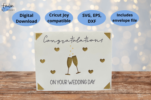 Download Congratulations Wedding Insert Card SVG - Wedding Collection